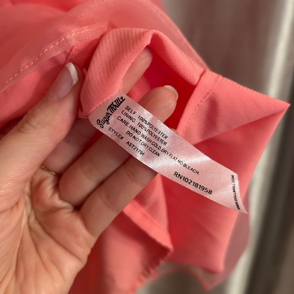 Dolls Kill Sugar Thrillz Talk About Forever Organza Dress - Small - Picture 9 of 9